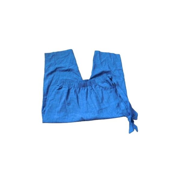 Bloomchic Bloom Chic Size 14/16 Tie Belted Crop Pants NWT - Picture 3 of 3